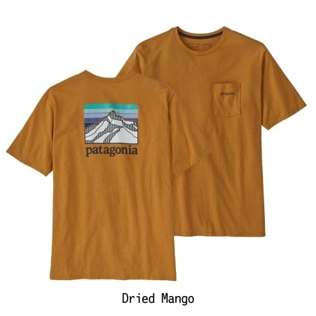 Playera de algodón Line Logo Ridge Pocket Responsibili-Tee - Patagonia