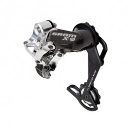 CAMBIO MTB TRASERO X9 9P MEDIANO PLATA SRAM