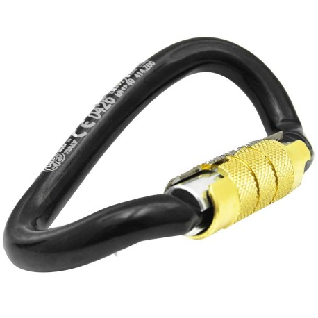 Mosquetón de acero Ovalone DNA Triple Lock - Kong