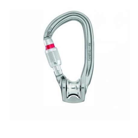 Mosquetón Con polea Rollclip Z Screw Lock - Petzl