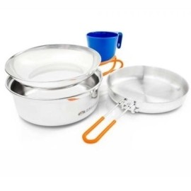 Set de Cocina Glacier acero inoxidable - GSI Outdoors