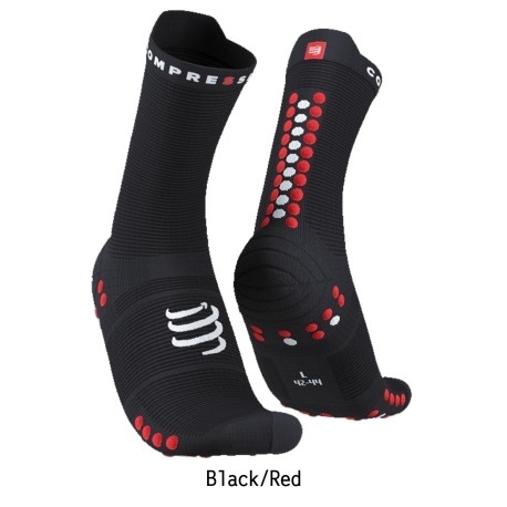 Calcetas Pro Racing Socks V4.0 Run High - Black/Red