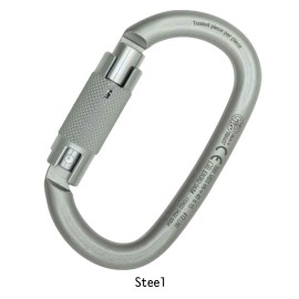 Mosquetón Ovalone de acero Twist Lock - Kong